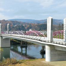 飯山市中央橋エクストラドーズド橋