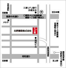 東京本社案内図