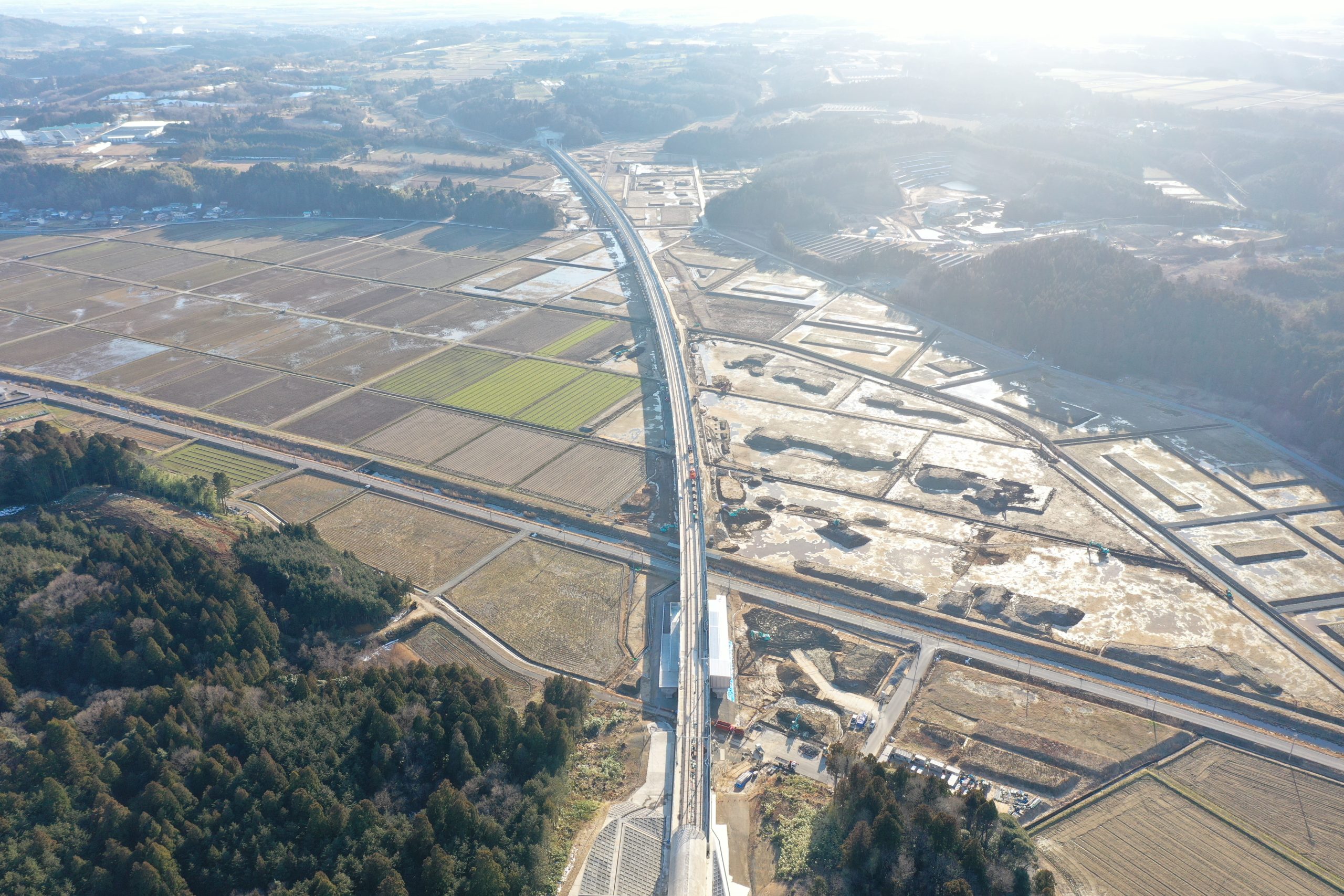 北陸新幹線、あわら指中高架橋